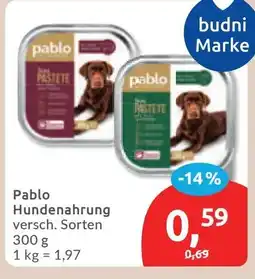 Budni Pablo Hundenahrung Angebot