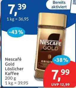 Budni Nescafé Gold Löslicher Kaffee Angebot