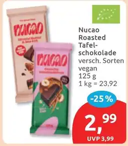 Budni Nucao Roasted Tafelschokolade Angebot