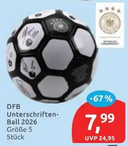 Budni DFB Unterschriften- Ball 2026 Angebot