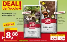 Sonderpreis Baumarkt Pflanzerde oder Rindenmulch Angebot