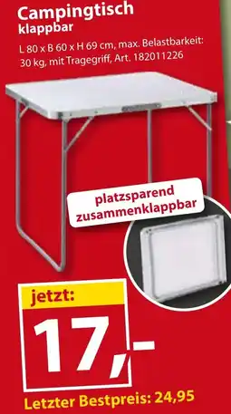 Sonderpreis Baumarkt Campingtisch klappbar Angebot