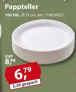 Sonderpreis Baumarkt Pappteller Angebot