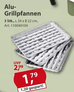 Sonderpreis Baumarkt Alu- Grillpfannen Angebot