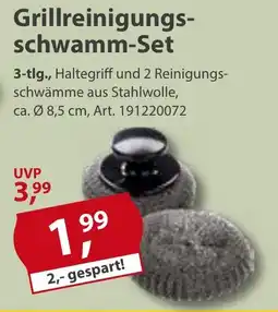 Sonderpreis Baumarkt Grillreinigungsschwamm-Set Angebot