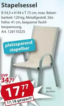 Sonderpreis Baumarkt Stapelsessel Angebot