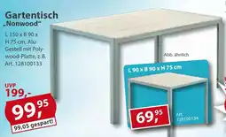 Sonderpreis Baumarkt Gartentisch ,,Nonwood" Angebot