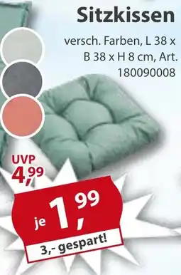 Sonderpreis Baumarkt Sitzkissen Angebot
