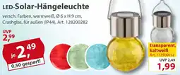 Sonderpreis Baumarkt LED-Solar-Hängeleuchte Angebot