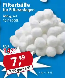 Sonderpreis Baumarkt Filterbälle für Filteranlagen Angebot