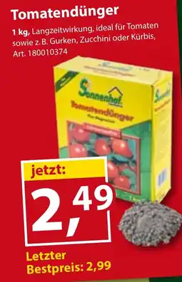 Sonderpreis Baumarkt Sonnenhof Tomatendünger Angebot