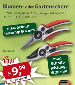 Sonderpreis Baumarkt Blumen- oder Gartenschere Angebot