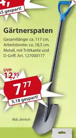Sonderpreis Baumarkt Gärtnerspaten Angebot