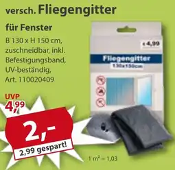 Sonderpreis Baumarkt versch. Fliegengitter für Fenster Angebot
