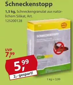 Sonderpreis Baumarkt Weco Schneckenstopp Angebot