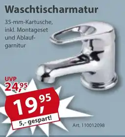 Sonderpreis Baumarkt Armaturen-Serie ,,Speed" Waschtischarmatur Angebot