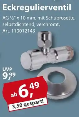 Sonderpreis Baumarkt Eckregulierventil Angebot