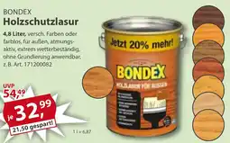 Sonderpreis Baumarkt BONDEX Holzschutzlasur Angebot