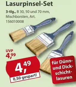 Sonderpreis Baumarkt Lasurpinsel-Set Angebot