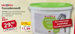 Sonderpreis Baumarkt DECOPRO Fassadenweiß Angebot