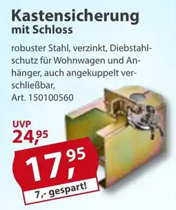 Sonderpreis Baumarkt Kastensicherung mit Schloss Angebot