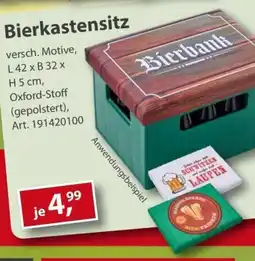 Sonderpreis Baumarkt Bierkastensitz Angebot