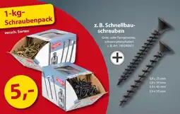Sonderpreis Baumarkt z. B. Schnellbau- schrauben Angebot