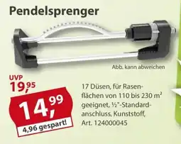 Sonderpreis Baumarkt Pendelsprenger Angebot