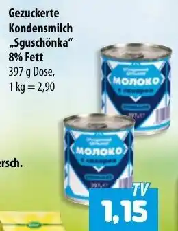 Mix Markt Gezuckerte Kondensmilch Sguschönka 397g Angebot