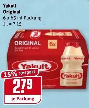 REWE Yakult Original 6x65ml Angebot