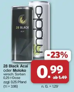 Famila Nord West 28 Black Acai oder Moloko Angebot