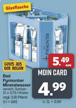 Famila Nord West Bad Pyrmonter Mineralwasser Angebot
