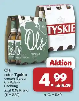 Famila Nord West Ols oder Tyskie Angebot