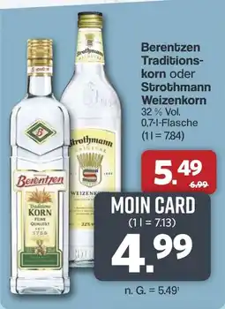 Famila Nord West Berentzen Traditionskorn oder Strothmann Weizenkorn Angebot