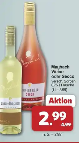 Famila Nord West Maybach Weine oder Secco Angebot