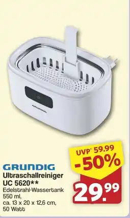 Famila Nord West GRUNDIG Ultraschallreiniger UC 5620 Angebot