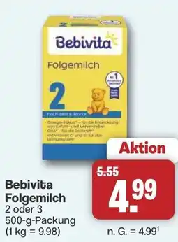 Famila Nord West Bebivita Folgemilch Angebot