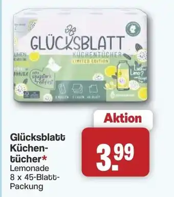 Famila Nord West Glücksblatt Küchentücher Angebot