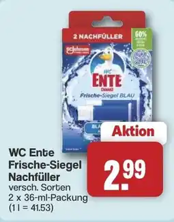 Famila Nord West WC Ente Frische-Siegel Nachfüller Angebot