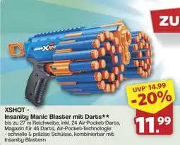 Famila Nord West XSHOT - Insanity Manic Blaster mit Darts Angebot
