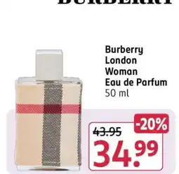 Rossmann Burberry London Woman Eau de Parfum 50 ml Angebot