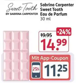 Rossmann Sabrina Carpenter Sweet Tooth Eau de Parfum 30 ml Angebot