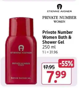 Rossmann Private Number Women Bath & Shower Gel Angebot