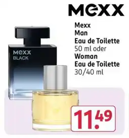 Rossmann Mexx Man Eau de Toilette 50 ml oder Woman Eau de Toilette 30/40 ml Angebot