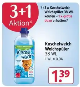 Rossmann Kuschelweich Weichspüler 38 WL Angebot