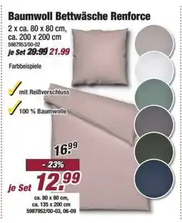 Poco Baumwoll Bettwäsche Renforce Angebot