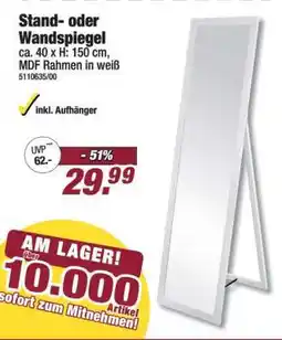 Poco Stand- oder Wandspiegel Angebot