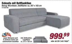 Poco Ecksofa mit Bettfunktion Angebot