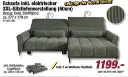 Poco Ecksofa inkl. elektrischer XXL-Sitztiefenverstellung (60cm) Angebot