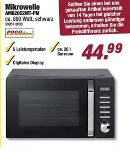 Poco Mikrowelle AM820C2MT-PM Angebot